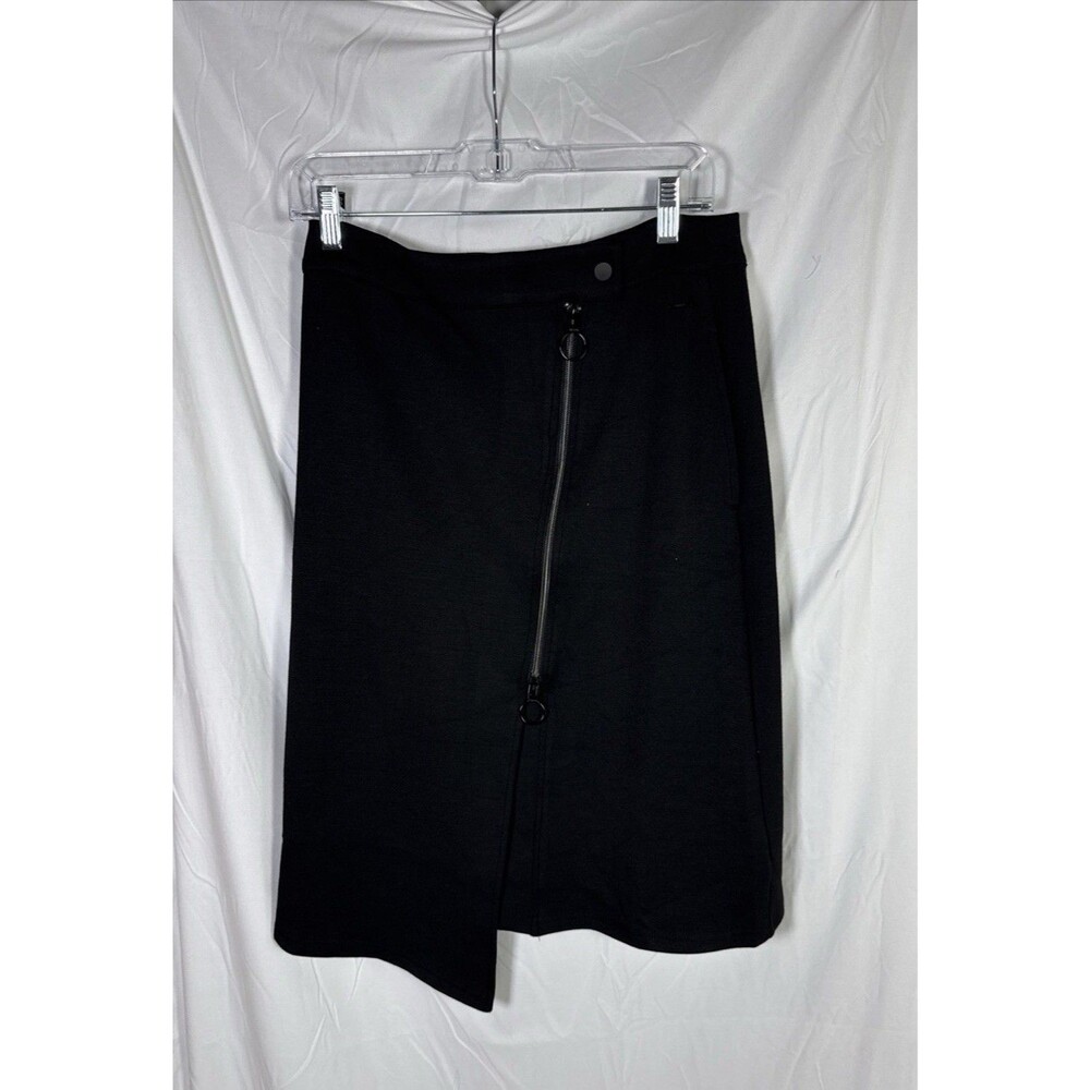 Women’s Mini Skirt Dress Color Black With Zipper And Side Pocket Size Small